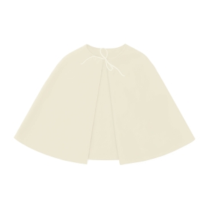 PELERYNA GŁADKA PONGEE ECRU XL