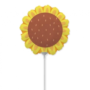 BALON SŁONECZNIK BRĄZOWY 14" 36cm