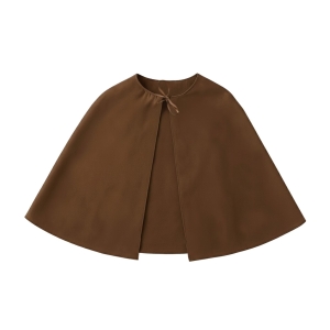 PELERYNA GŁADKA PONGEE BRĄZOWA XL