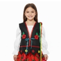 KAMIZELKA KRAKOWIANKA CZARNA 98-110