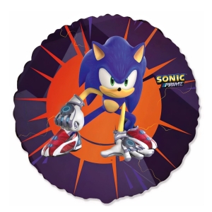 BALON FLEXMETAL SONIC OKRĄGŁY GRANATOWY 18" 45cm
