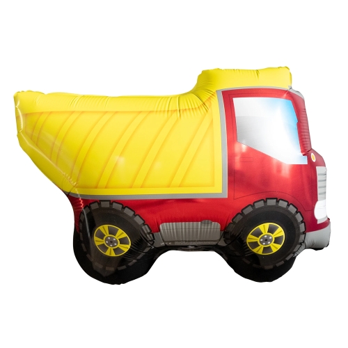 BALON RIETHMULLER CIĘŻARÓWKA WYWROTKA CZERWONO-ŻÓŁTA 25'' 63cm