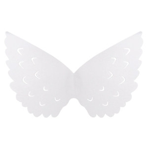 SKRZYDŁA ANIOŁA FILCOWE BIAŁE 58x41cm