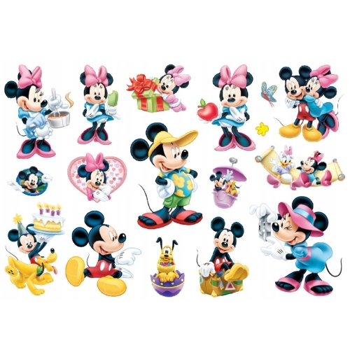 TATUAŻE ZMYWALNE MYSZKA MICKEY I MINNIE MIX