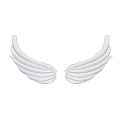 BALONY PARTY DECO SKRZYDŁA ANIOŁA DO GIRLAND BIAŁE 37,5" 95cm