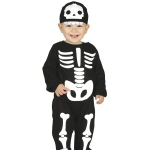 STRÓJ KOMBINEZON SZKIELET CZARNY 93-98