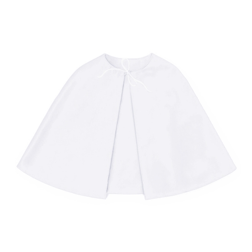 PELERYNA GŁADKA PONGEE BIAŁA M/L