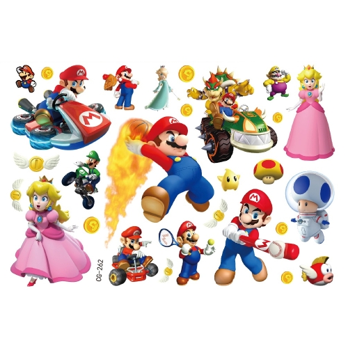 TATUAŻE ZMYWALNE MARIO MIX