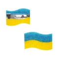 PRZYPINKA FLAGA UKRAINY NIEBIESKO-ŻÓŁTA 2,5x1,5cm