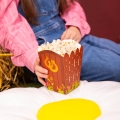 PUDEŁKA NA POPCORN KONIKI PODKOWY BRĄZOWE 6szt