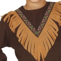 STRÓJ INDIANIN FRĘDZLE CIEMNOBRĄZOWY 125-135