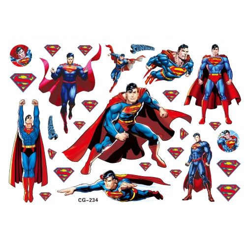 TATUAŻE ZMYWALNE SUPERMAN MIX
