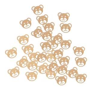 ZESTAW MISIE FILCOWE BEŻOWE 36szt