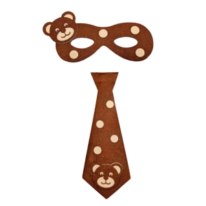 ZESTAW MIŚ KROPKI JASNOBRĄZOWY 2el