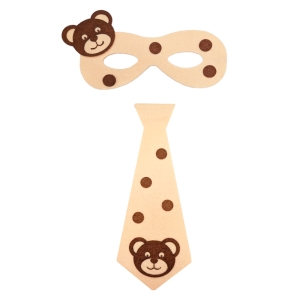 ZESTAW MIŚ KROPKI BEŻOWY 2el