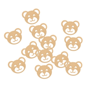 ZESTAW MISIE FILCOWE BEŻOWE 12szt