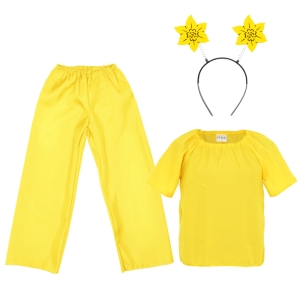 ZESTAW ŻONKIL ŻÓŁTY 116-128 3el