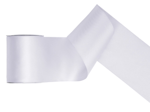 TASIEMKA SATYNOWA BIAŁA 100mm 25m