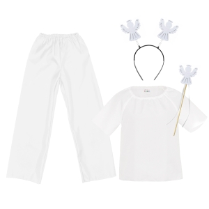 ZESTAW ANIOŁEK BIAŁY 146-158 4el