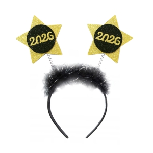 OPASKA GWIAZDKI ROK 2026 BROKAT PIANKA ZŁOTA