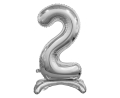 BALONY 2026 STOJĄCE SREBRNE 29'' 74cm 4el