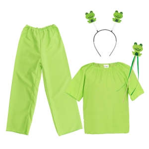 ZESTAW ŻABKA ZIELONY 134-140 4el
