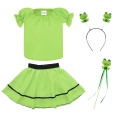 ZESTAW ŻABKA ZIELONY 116-128 4el