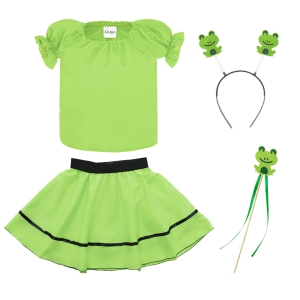 ZESTAW ŻABKA ZIELONY 98-110 4el