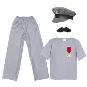 ZESTAW PIŁSUDSKI SZARO-CZARNY 98-110 5el