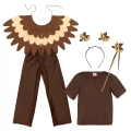ZESTAW PTASZEK BRĄZOWY 134-140 5el