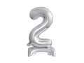 BALONY 2026 STOJĄCE SREBRNE 15'' 38cm 4el