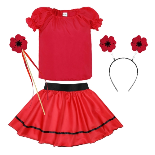 ZESTAW KWIATEK MAK 116-128 4el