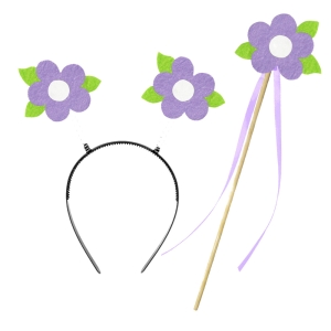 ZESTAW KWIATEK FIOLETOWY 2el