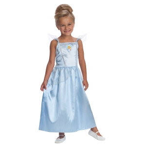 STRÓJ SUKIENKA KSIĘŻNICZKA KOPCIUSZEK BŁĘKITNA 116