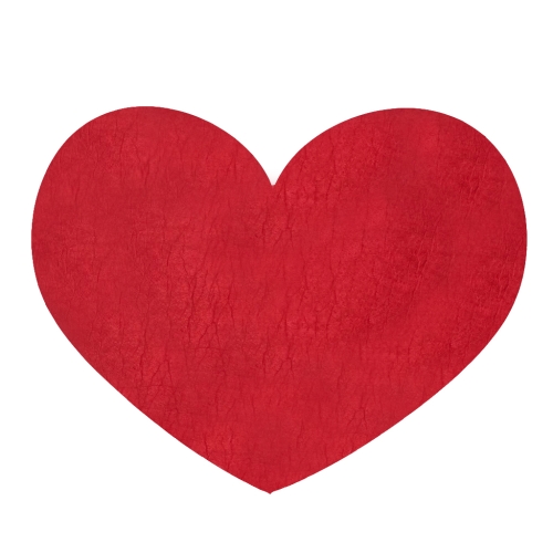 SKRZYDŁA SERCE FILCOWE CZERWONE 50x42cm