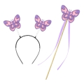 ZESTAW MOTYLEK FIOLETOWY 2el