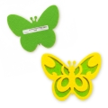 ZESTAW MOTYLEK ŻÓŁTO-ZIELONY 3el