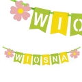 BANER WIOSNA FILCOWY ZIELONO-ŻÓŁTY 3m