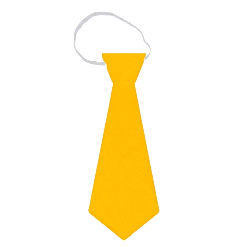 KRAWAT FILCOWY ZŁOTOŻÓŁTY