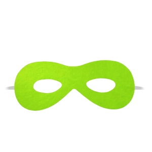 MASKA SUPERBOHATER FILCOWA JASNOZIELONA