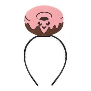 OPASKA DONUT PĄCZEK FILCOWA BRĄZOWO-RÓŻOWA