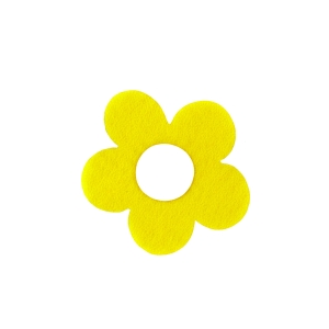 FRONT KWIATEK FILCOWY ŻÓŁTY 5cm