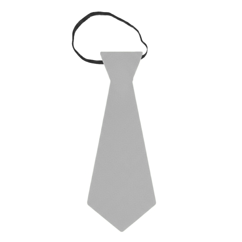 KRAWAT FILCOWY SZARY