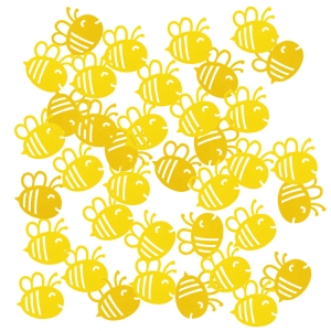 ZESTAW PSZCZÓŁKI FILCOWE ŻÓŁTE 36szt
