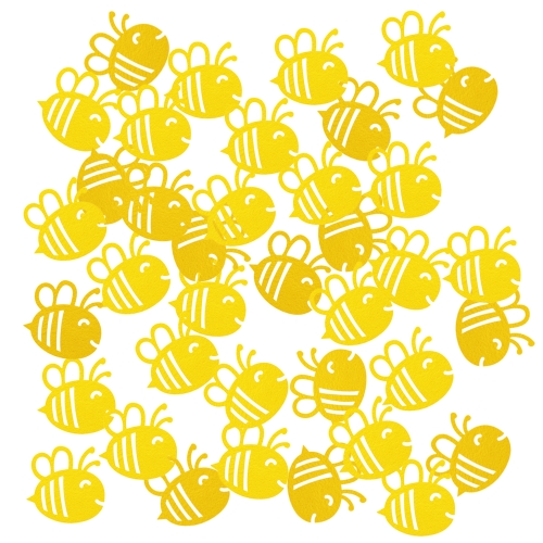 ZESTAW PSZCZÓŁKI FILCOWE ŻÓŁTE 36szt