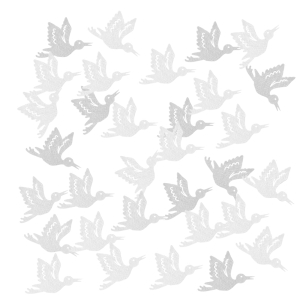 ZESTAW BOCIANY FILCOWE BIAŁE 36szt