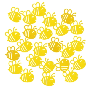 ZESTAW PSZCZÓŁKI FILCOWE ŻÓŁTE 24szt