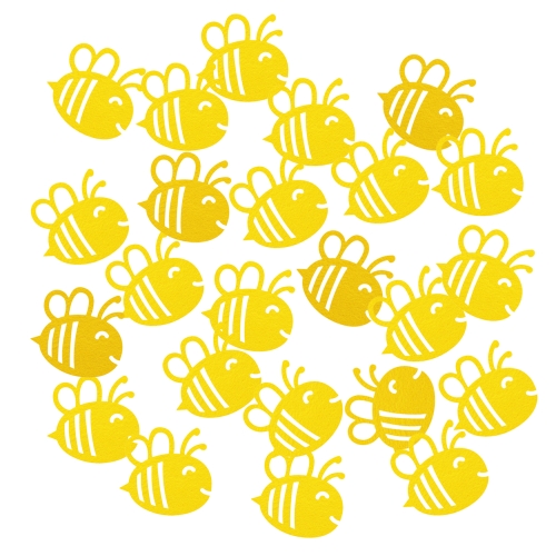 ZESTAW PSZCZÓŁKI FILCOWE ŻÓŁTE 24szt
