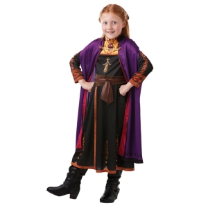 STRÓJ ANNA FROZEN CZARNO-FIOLETOWY 104