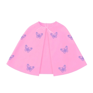 PELERYNA MOTYLKI PONGEE RÓŻOWA 146-158